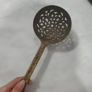 Vintage! Brass decorative Serving spoon